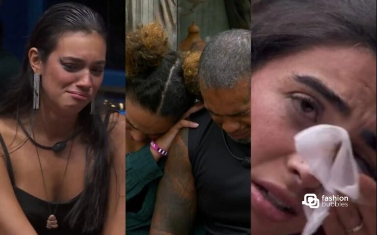 Da esquerda para direita: Alane, Pitel e Rodriguinho, e Giovanna