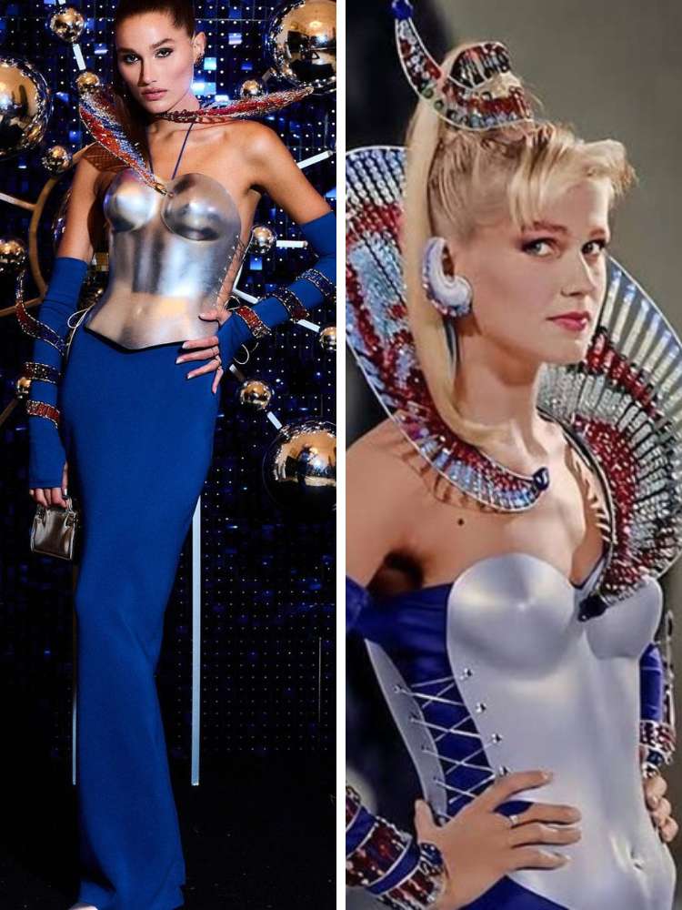 Sasha e com look inspirado em Xuxa no Baile da Vogue 2024
