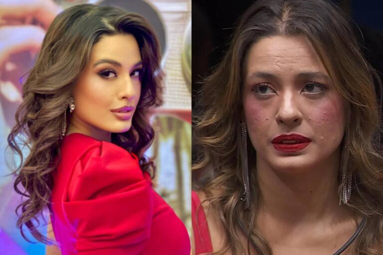Beatriz antes e durante o BBB 24