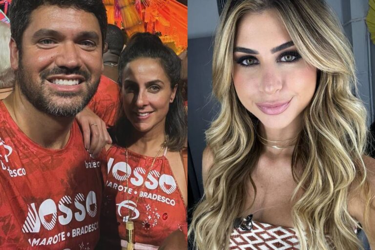 Carol Barcellos assume namoro com Marcelo Courrege, ex-marido de Renata Heilborn