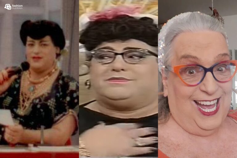 Montagem com 3 fotos de Mamma Bruschetta ao longo de sua vida