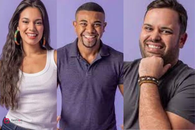 Montagem 11º Paredão BBB 24 com fotos de Alane, Davi e Michel