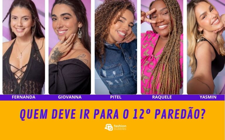 Enquete Na Mira da Líder Beatriz. Da esquerda para direita: Fernanda, Giovanna, Pitel, Raquele e Yasmin