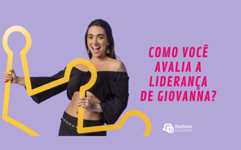 Enquete avaliação da Líder Giovanna
