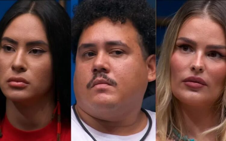 Enquetes BBB 24. Isabelle, Lucas e Yasmin