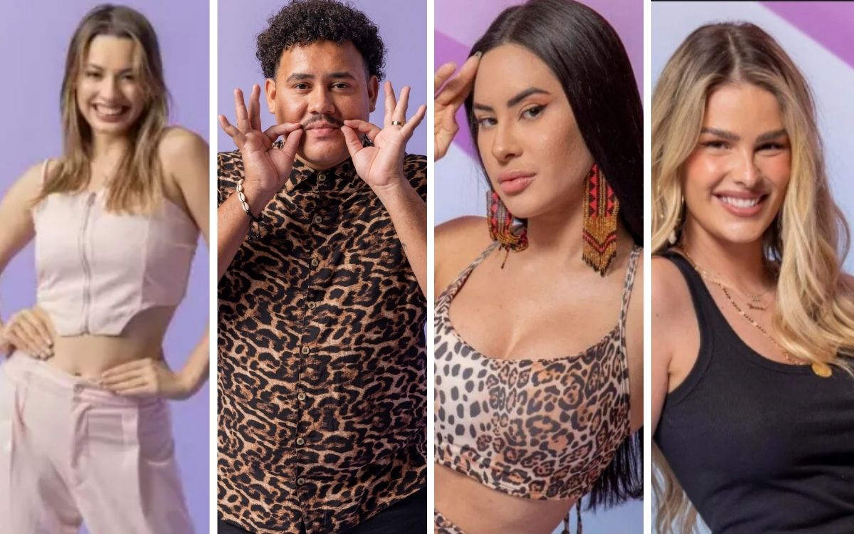 Sincerão BBB 24. Beatriz, Lucas, Isabelle e Yasmin