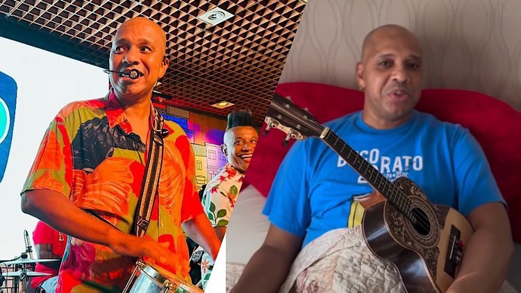 Anderson Leonardo, do Molejo volta a ser internado para tratar câncer.