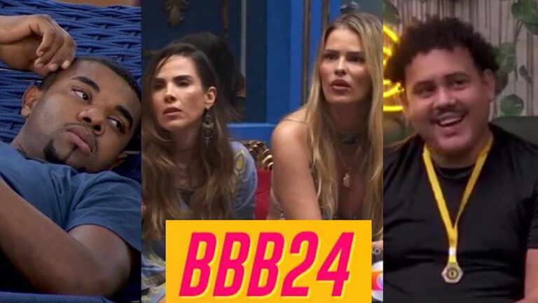 BBB 24 Davi quer colocar Wanessa e Yasmin no Paredão.