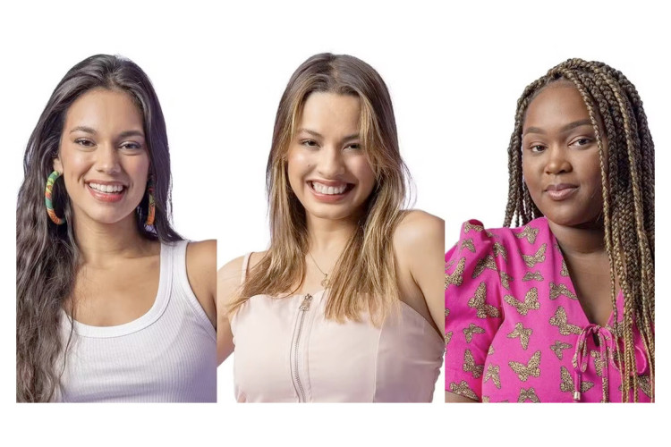 Da esquerda para direita: Beatriz, Alane e Raquele