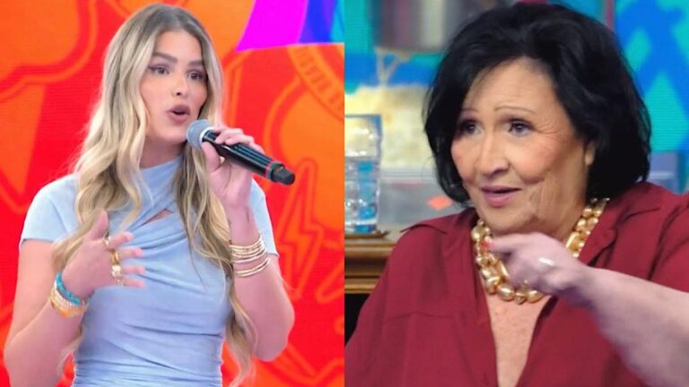 Dona Déa teve fala contra Yasmin Brunet cortada no Domingão com Huck.