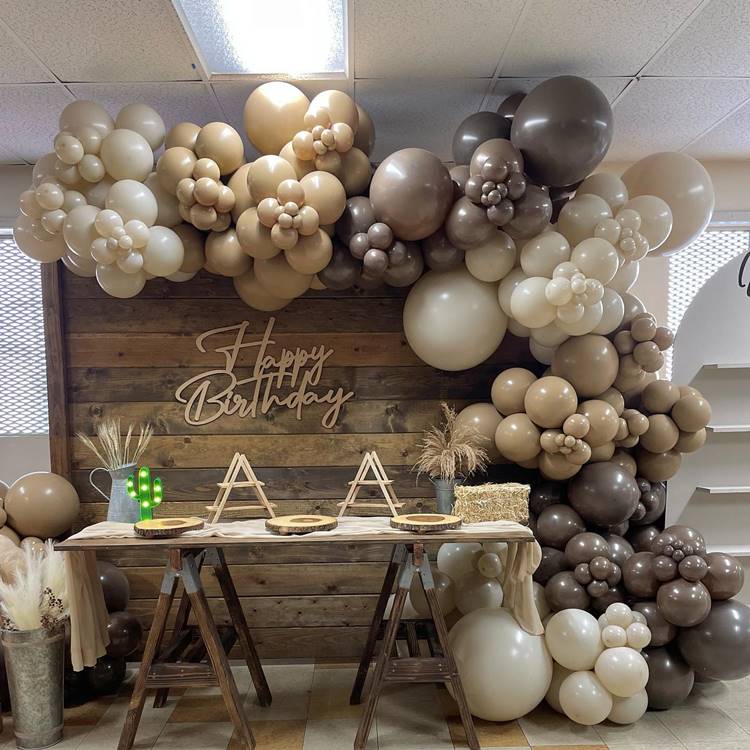 Decoração de aniversário marrom: tema Nordeste