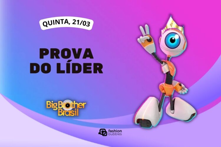 fundo roxo com ilustração de robô ao lado de que horas começa o BBB 24 hoje, 21/03