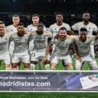 Time do Real Madrid posando para foto oficial pré-jogo