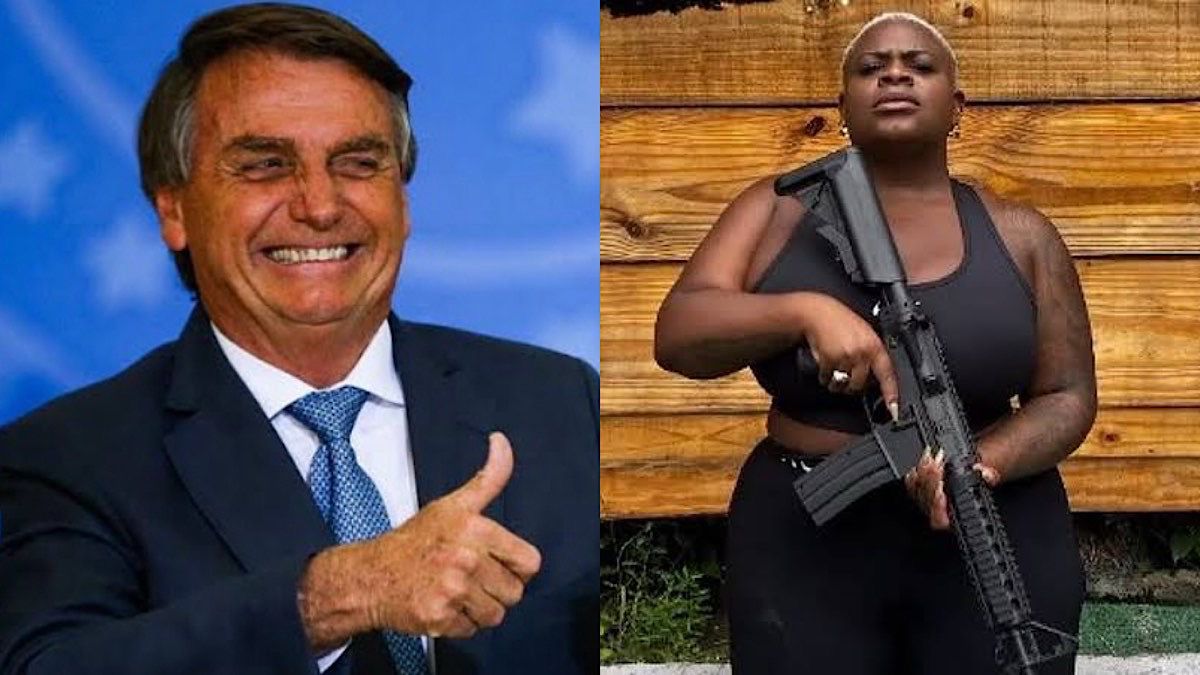 Jojo Todynho negou que tenha sido convidada para partido de Bolsonaro. A cantora causou polêmica ao surgir segunrando um fuzil.