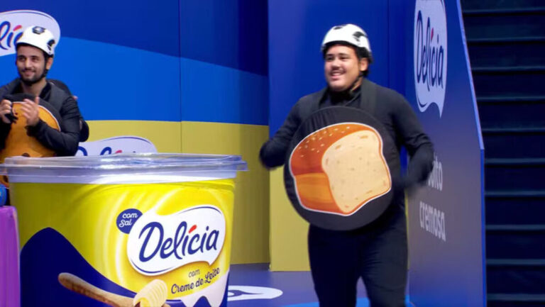 Lucas Henrique ganhando a 11ª Prova do Líder no BBB 24