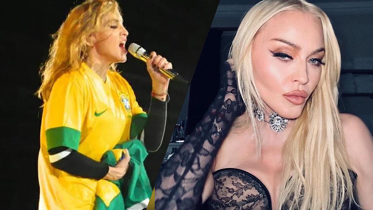 Madonna no Brasil.