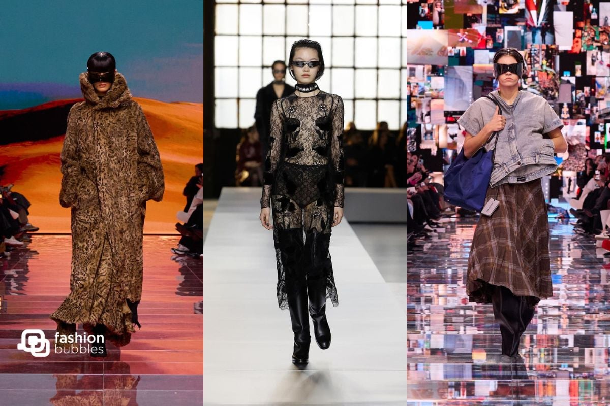 Modelos mostram tendências da Paris Fashion Week