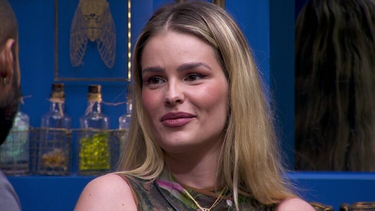 Yasmin Brunet em dia de eliminação no BBB 24