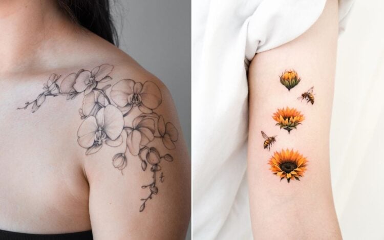 Tatuagem de flor: significados + 35 fotos de desenhos lindos para servir de inspiração