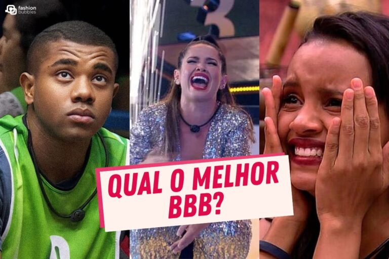 Davi do BBB 24, Juliette do BBB 21 e Gleice do BBB 17.