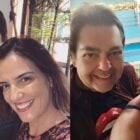 Esposa de Faustãorevela que rim transplantado começou a funcionar. Fonte: Instagram