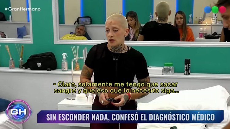 Furia, participante do Big Brother da Argentina está com leucemia.