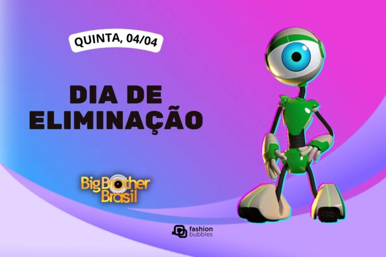 fundo roxo com ilustração de robô ao lado de que horas começa o BBB 24 hoje, 04/04