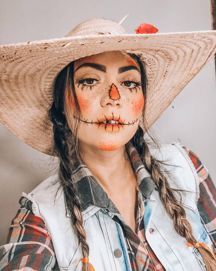 Make de espantalho para festa junina