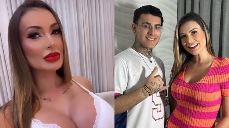 Andressa Urach explicou que ela e Arthur Urach estão morando distantes um do outro, mas que não estão brigados.