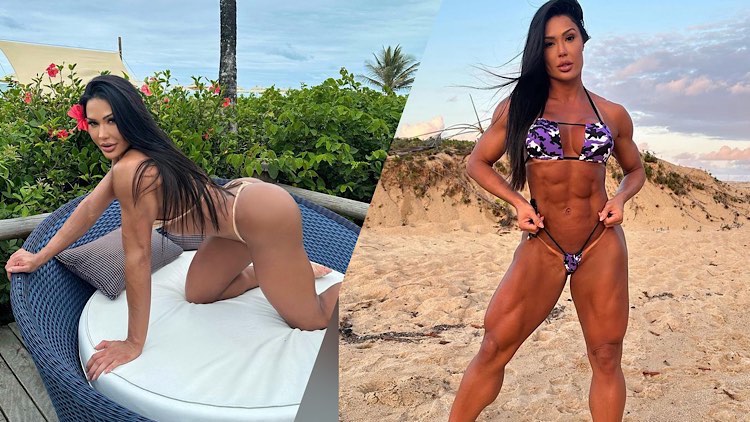 Gracyanne Barbosa em A Fazenda.