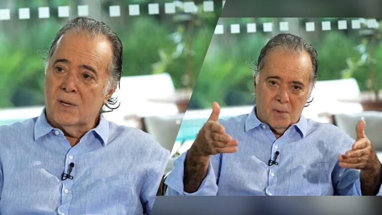 Tony Ramos fala sobre seu estado de saúde após internação e duas cirurgias na cabeça.