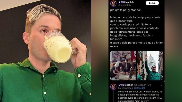 Gato Galáctico é acusado de fazer apologia ao nazismo em postagens nas redes sociais.