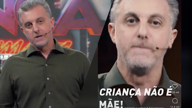 Luciano Huck detona PL do aborto no Domingão.