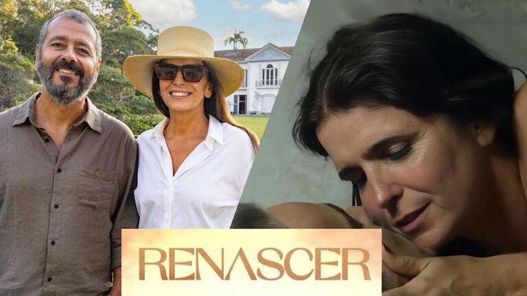Malu Mader terá cenas picantes com Marcos Palmeira em Renascer.