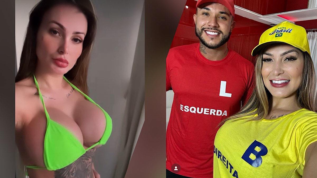 Andressa Urach usa polarização Lula e Bolsonaro para vender conteúdo adulto. Fonte: Instagram