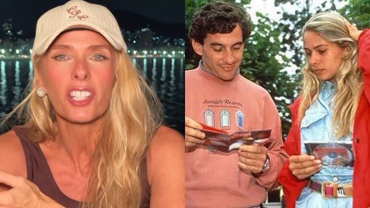 Adriane Galisteu atende aos pedidos e se posiciona sobre a série de Senna na Netflix.