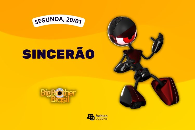 Fundo laranja com foto do Robbb e que horas começa o BBB 25 hoje, 20/01
