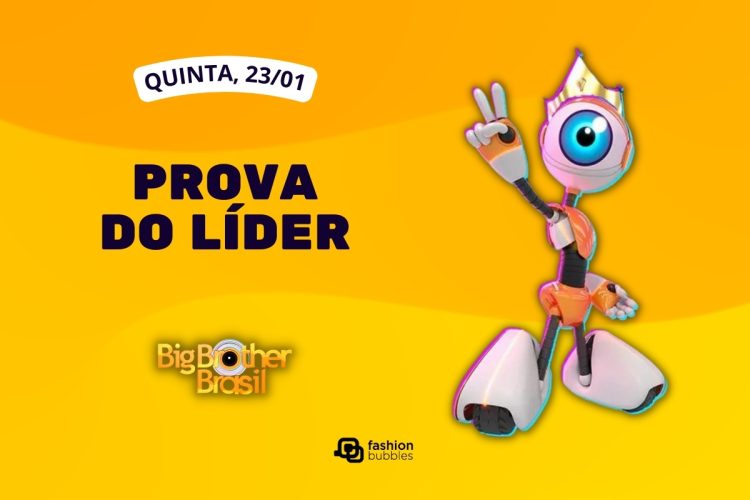 Fundo laranja com foto do Robbb e que horas começa o BBB 25 hoje, 23/01