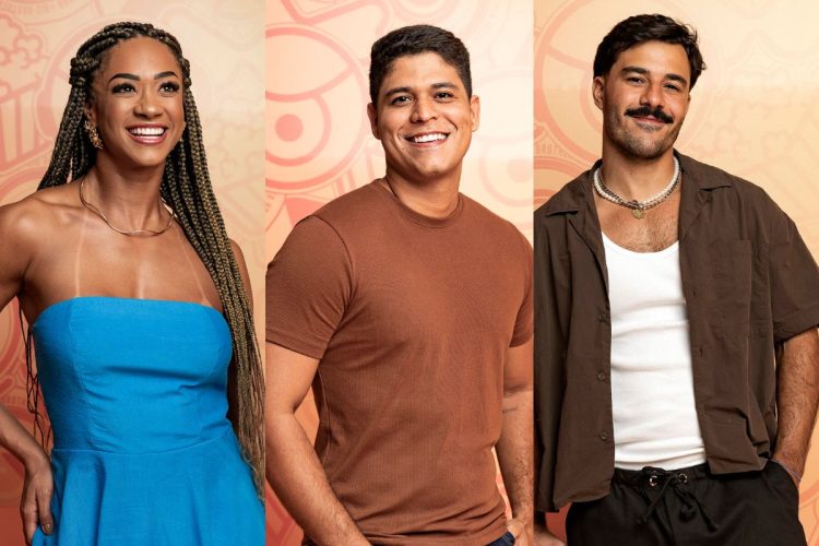 Aline, Guilherme e Mateus no BBB 25
