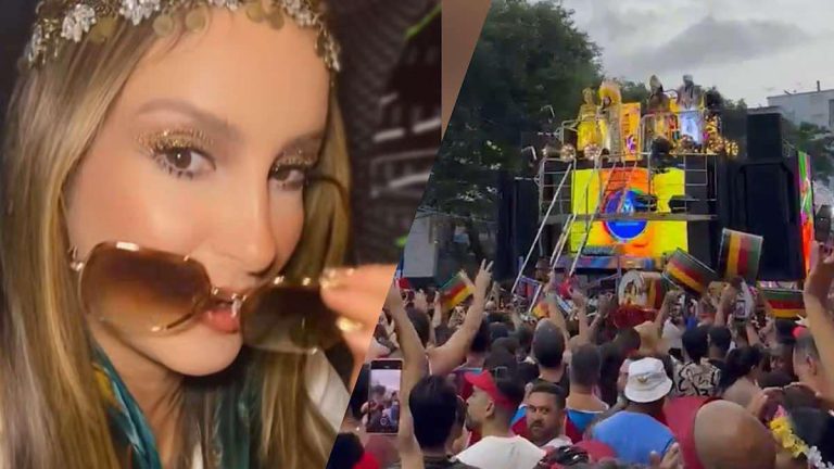 Claudia Leitte é vaiada em abertura de Carnaval de Salvador.
