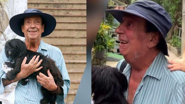 Marcos Oliveira, o Beiçola chegou no Retiro dos Artistas na última quinta-feira,10.