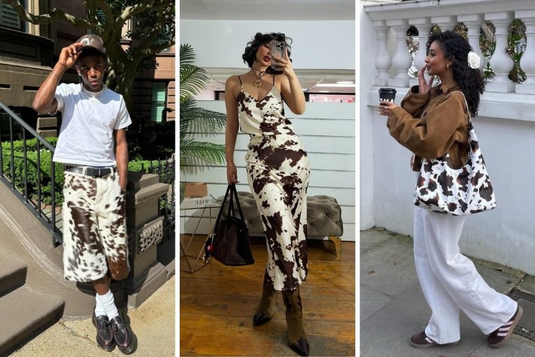 Cow print é tendência! Veja 30 looks que provam que a estampa de vaca é ...