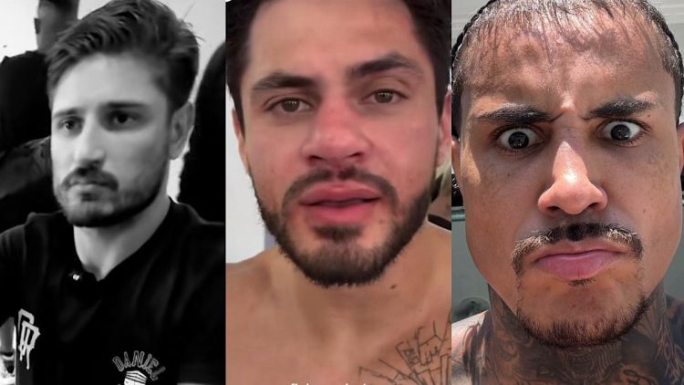 Daniel Rocha, Lucas Veloso e MC Livinho participaram do Fight Music Show.