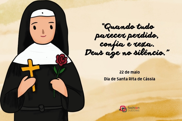 Frase para compartilhar no Dia de Santa Rita de Cássia