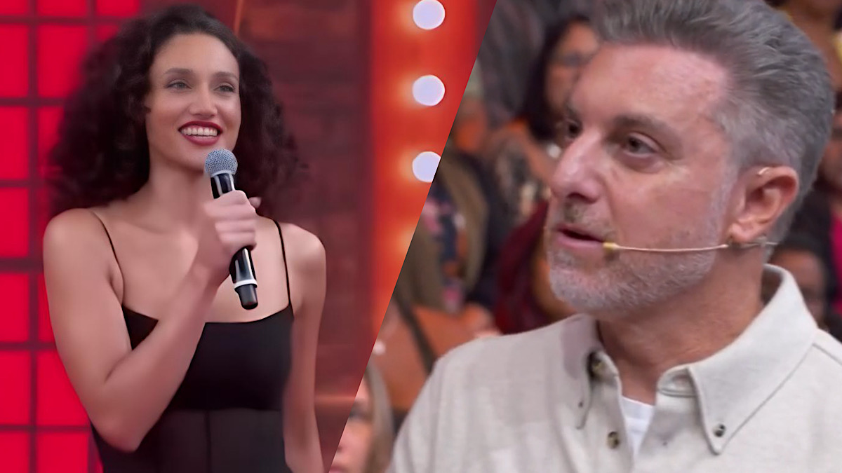 Débora Nascimento se declara como uma mulher bissexual no Domingão.