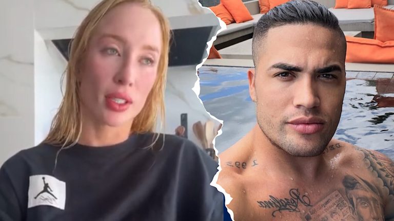 MC Brisola e a modelo, Michelle Heiden protagonizaram barraco em condomínio no centro de São Paulo.