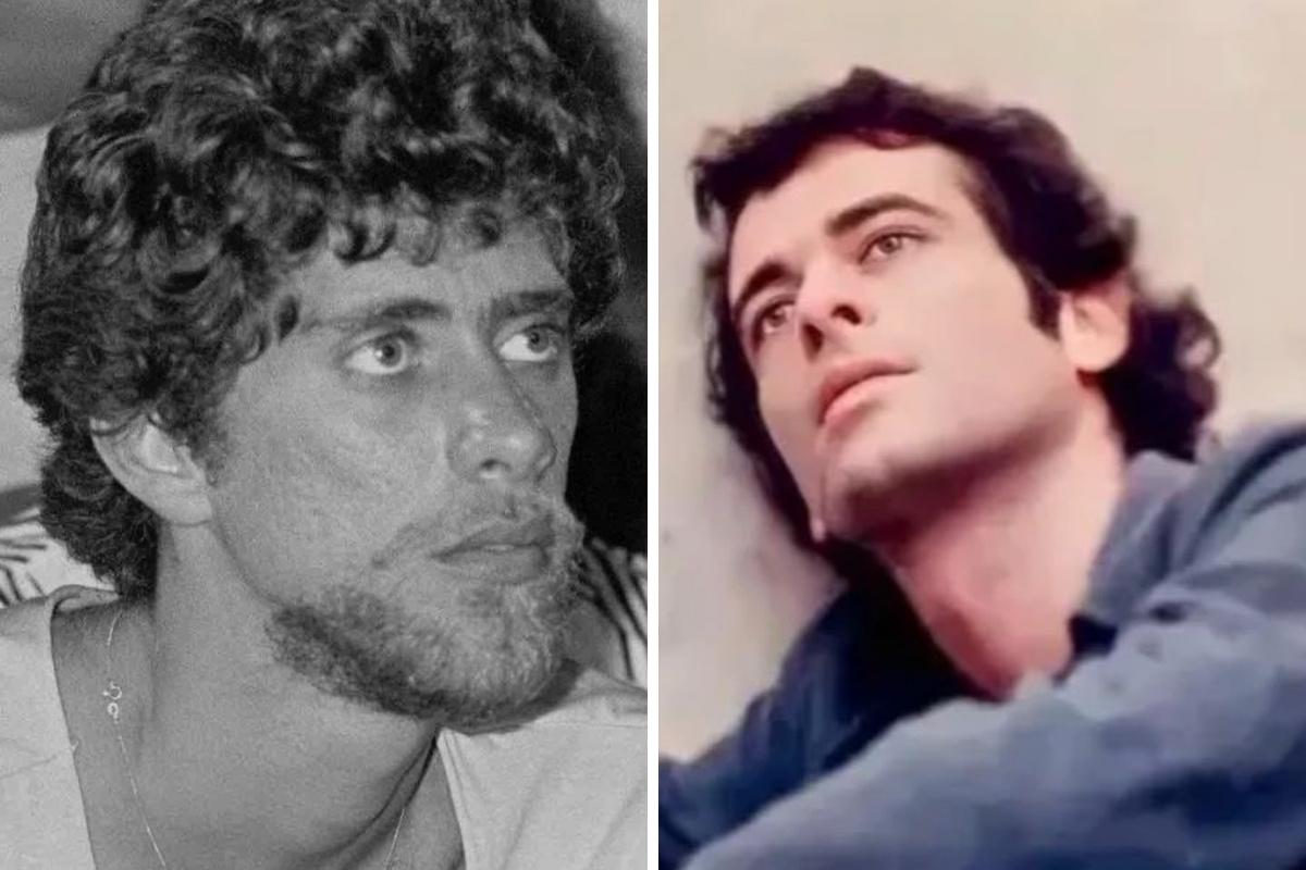 Montagem 2 fotos, uma de Ney Matogrosso e outra de Marco de Maria