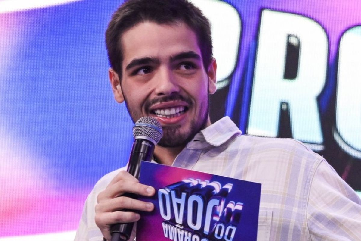 O apresentador João Silva, filho de Faustão