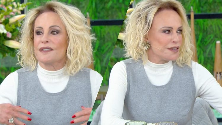 Ana Maria Braga chama a atenção de dois funcionários da Globo, ao vivo.