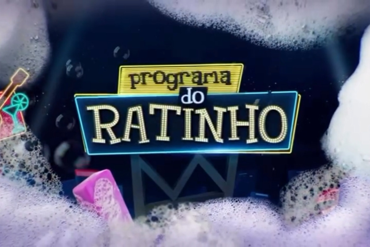 Foto do logo do quadro Banheira do Gugu no Programa do Ratinho